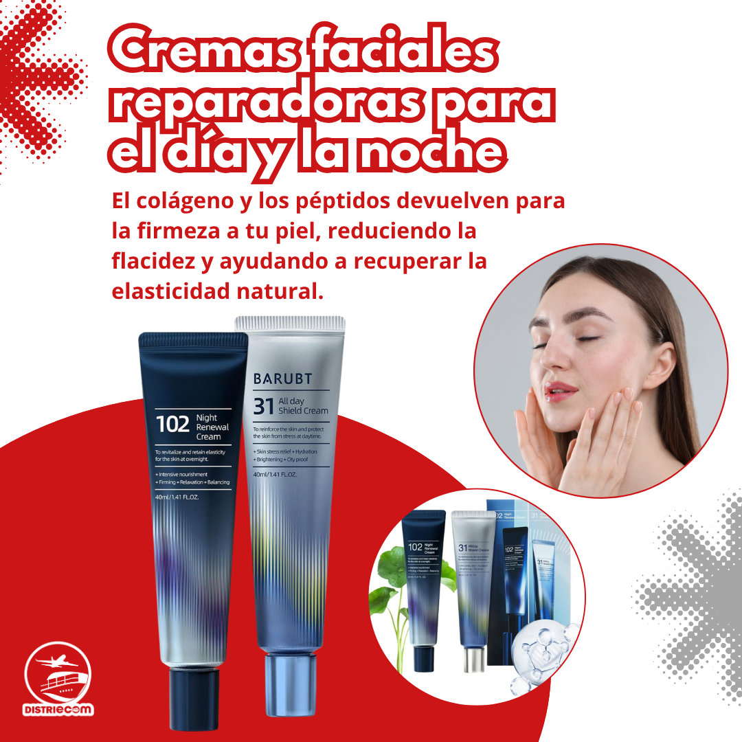 Cremas Faciales Reparadoras Dia Y Noche