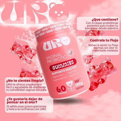 Gomitas Probióticas Femeninas URO® + OBSEQUIO ESPECIAL