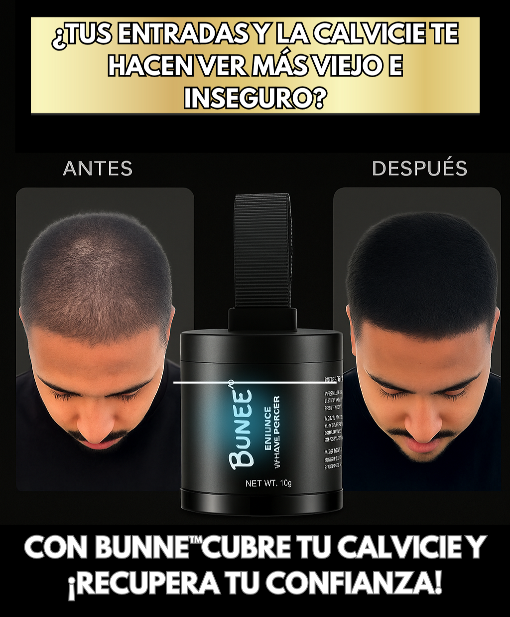 Polvo Cubre Calvicie Bunee™