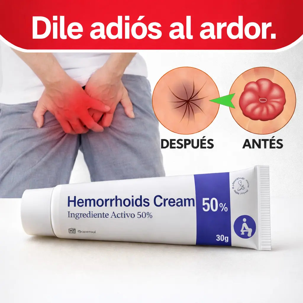 Crema Calmante para Hemorroides + ENVÍO GRATIS