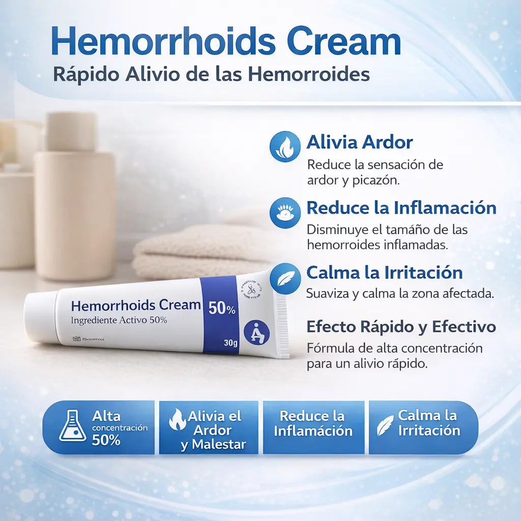Crema Calmante para Hemorroides + ENVÍO GRATIS