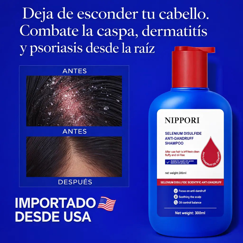 Shampoo Anticaspa Nippori® + ENVÍO GRATIS