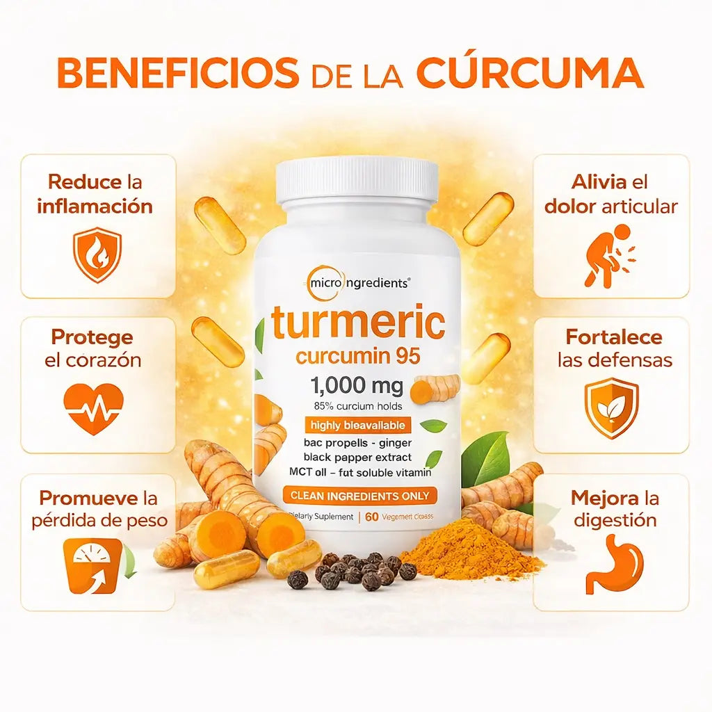 Capsulas de Curcuma ANTI INFLAMATORIAS®