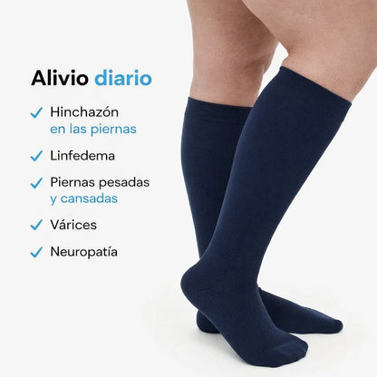 2x1 Medias de compresión AliviaFlex®: Alivio instantáneo de piernas hinchadas y adoloridas