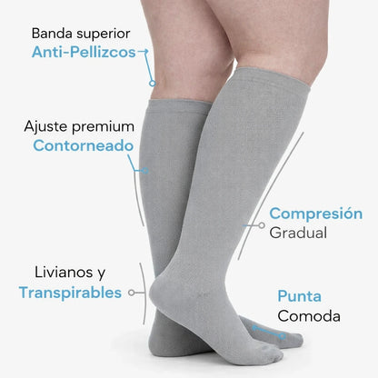 2x1 Medias de compresión AliviaFlex®: Alivio instantáneo de piernas hinchadas y adoloridas