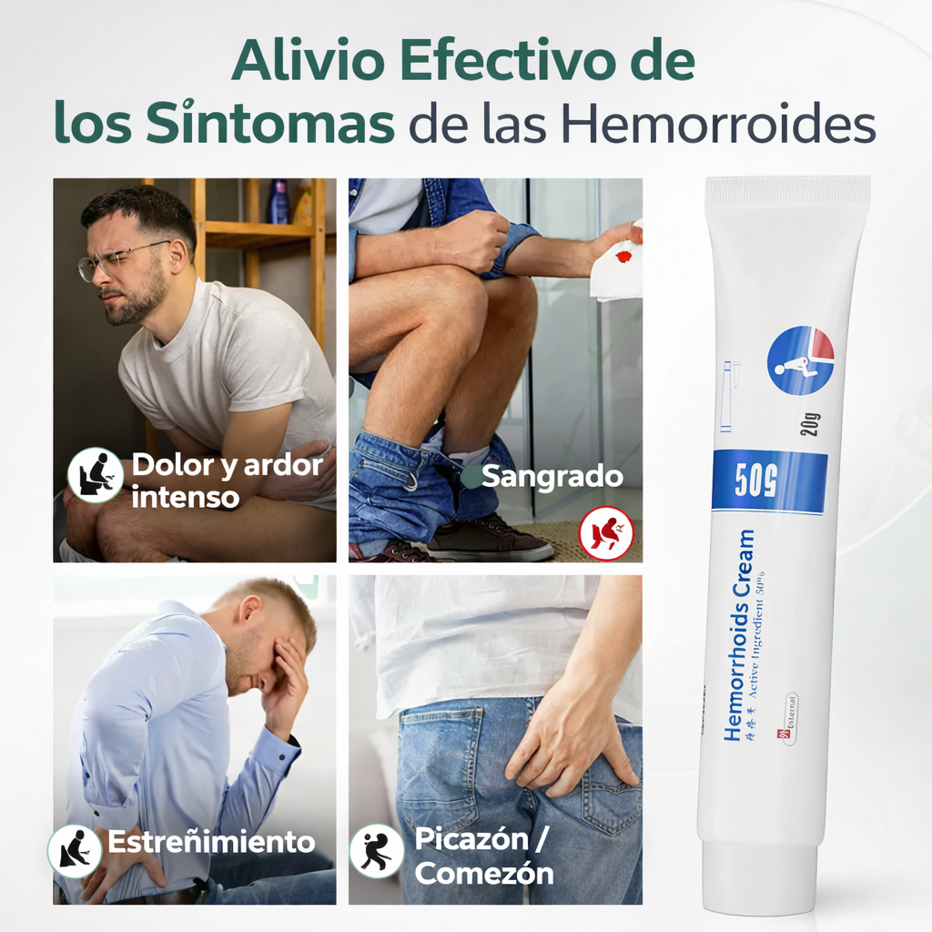 Crema Calmante para Hemorroides + ENVÍO GRATIS