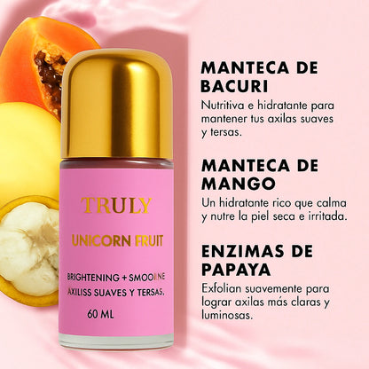 Truly Unicorn Fruit™: Desodorante Sin Aluminio Que Suaviza, Aclara y Controla el Mal Olor+ Envío Gratis