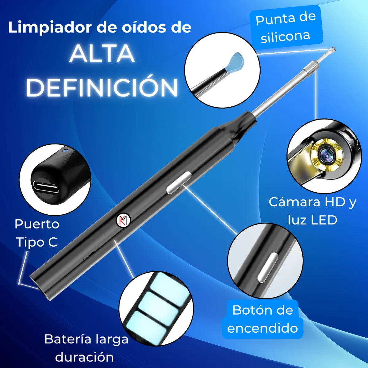 Limpiador de Oídos Inteligente HearCare™ Con Cámara