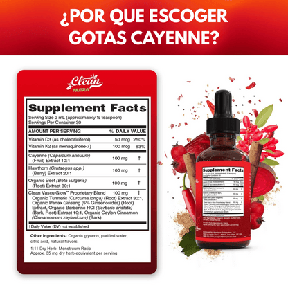 Gotas Cayenne Vascular Flow® + ENVIÓ GRATIS
