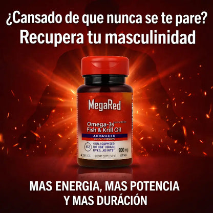 MegaRed®: Suplemento para Recuperar tu Energía y Vitalidad Masculina