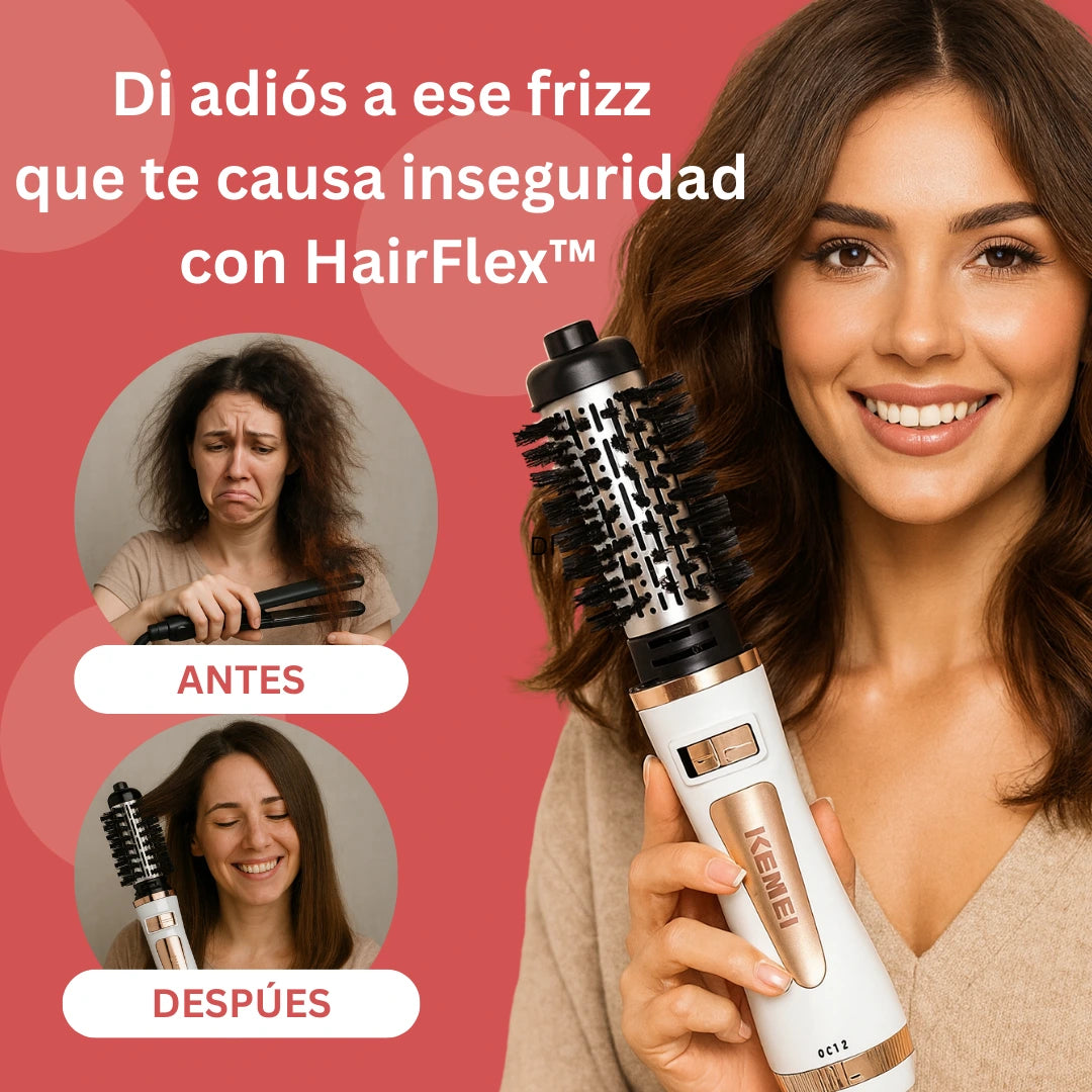 Cepillo giratorio HairFlex™ + un accesorio GRATIS