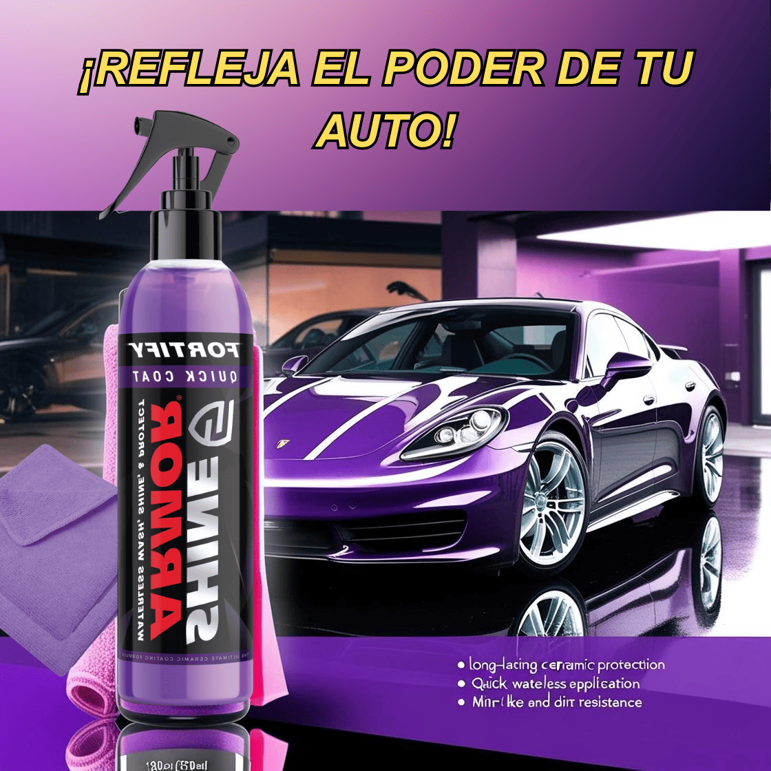 Spray de Cera Para Auto Americana® + ENVIO GRATIS