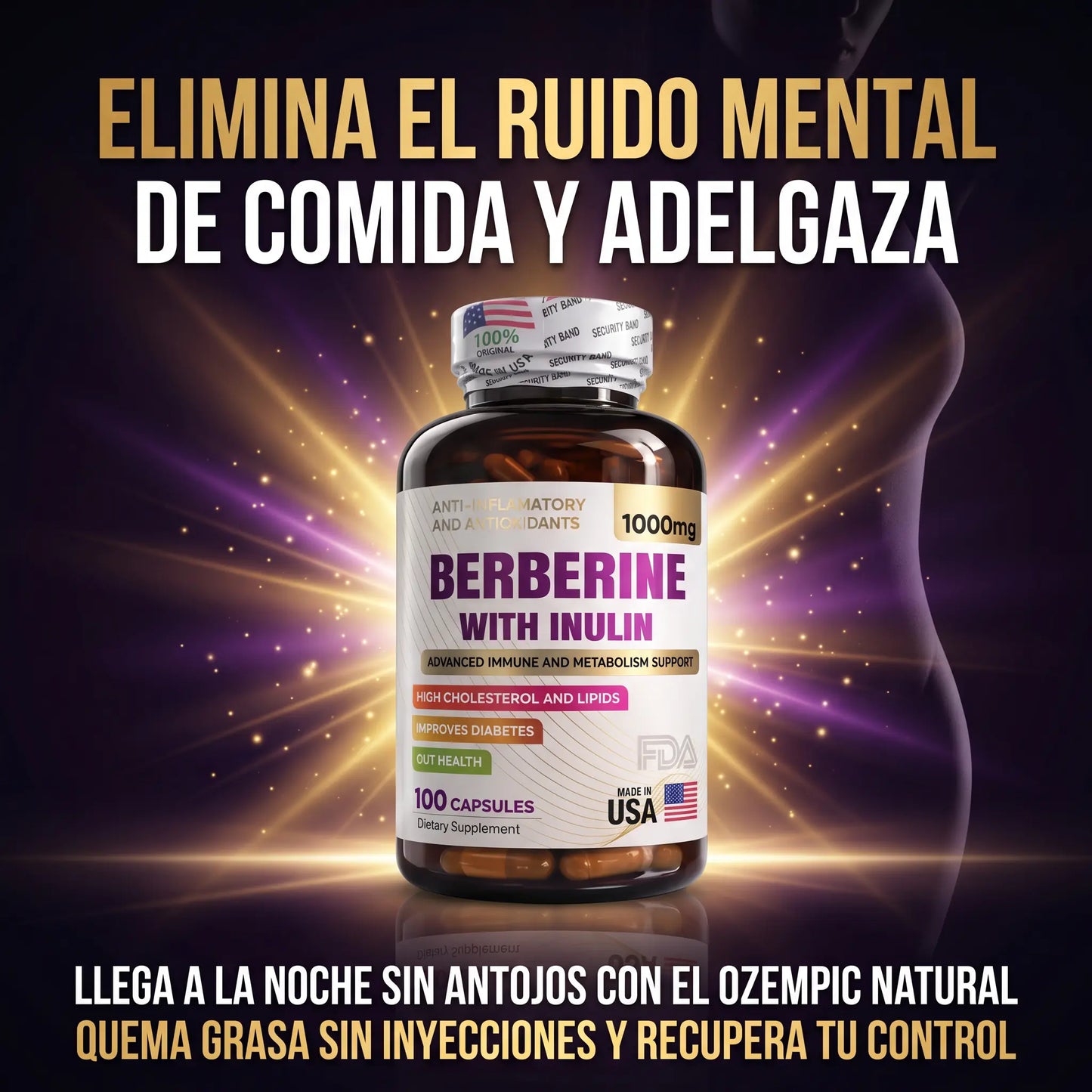 Berberina + Inulina: El Ozempic Natural