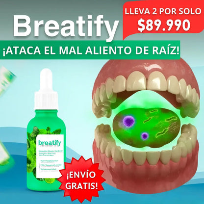 Eternal Fresh Breatify® Elimina el mal aliento desde la raíz